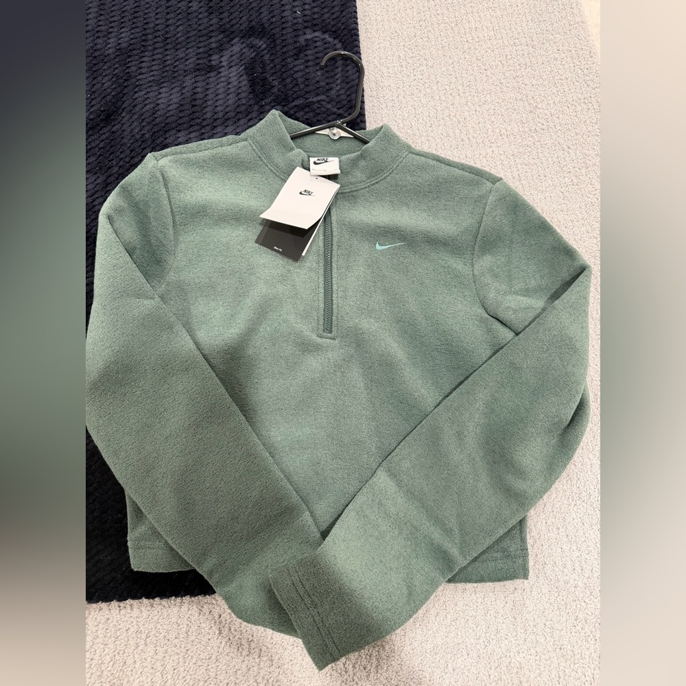 Nike Sage Green Half-Zip Pullover